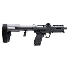 Kel-Tec Sub-SDP, "NUB SUB", Folding Semi-Automatic Pistol, 6" Barrel, 9mm, (1) 17 Round Magazine, Uses Glock-Style Magazines, Adjustable Brace - SDP9BLK