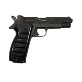 Used Surplus French MAC 50 M1950, 9MM Semi-Automatic Pistol, 4.5" Barrel, Polymer Grips, 2 - 7 Round Magazines, Holster, C&R Eligible - Good Condition