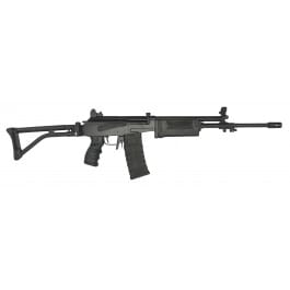 JRA Gallant Rifle, Gen II, 5.56 NATO, S/A, 18" Bbl W/ Comp & Bayonet Lug, Side Fold Stock, Black Polymer Handguard, 30 Rd Mag, Case - Grade A Model