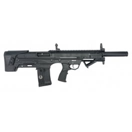 Panzer <em>Arms</em> Semi-Automatic Bullpup Shotgun - Black - 20" Barrel 12 GA 3" Chamber, (2) 5 Round Magazines, <em>Adjustable</em> <em>Gas</em> System - EGX500BSSB
