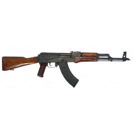 Russian AKM / AK47 Semi-Auto Rifle, 7.62x39, 16.3" Chrome Lined Barrel, 45 Degree Muzzle Brake, Original Wood Furniture - by James River Armory