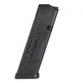 Warfighter Armory Warfighter Armory Key-Arma Glock 17 Compatible, 9mm, 17 Round Polymer Magazine, Glock Pattern Magazine, Black - G1717B - Fits Glock 17