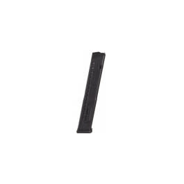 Warfighter Armory Key-Arma Glock 17 / 19 Compatible 9mm 33-Round Polymer Magazine, Glock Pattern Magazine, Black - KEY-803 - Fits Glock 17 / 19
