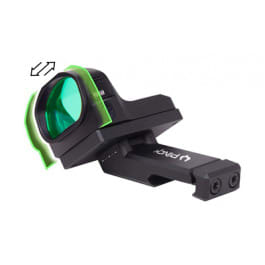 Viridian 982-0035 Pinch Adjustable 35 Degree Offset Mount with Docter/Burris Fast Fire/Vortex Venom Adapter Black Anodized