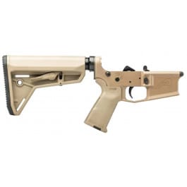 <em>Aero</em> <em>Precision</em> <em>M4E1</em> <em>Complete</em> <em>Lower</em> Receiver with FDE MOE Grip & SL Carbine Stock - FDE Cerakote - APAR600186