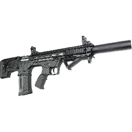 Panzer Arms BP-12 Gen-2 Semi-Automatic Bullpup Shotgun - Black - 20" Barrel 12 GA 3" Chamber, 2-5 Round Magazines - PZRBP12G2BSB