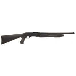 Ermox XPro-P 12 Gauge 18.5" Barrel Pump Action Shotgun, 3 Chambers, 5+1 Capacity, <em>Pistol</em> <em>Grip</em> <em>Stock</em>