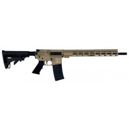 Great Lakes <em>Firearms</em> AR-<em>15</em> Rifle, .<em>223</em> Wylde 16" 4150 Nitride Barrel, <em>15</em>.25" M-LOK Rail, 6 Position M4 Stock, Flat Dark Earth Cerakote - GL15223 FDE