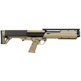 Kel-Tec KSGTAN KSG  Tan 12 Gauge 18.50" 3" 14+1 Tan Rec/Barrel Tan Polymer Fixed Stock & Grip