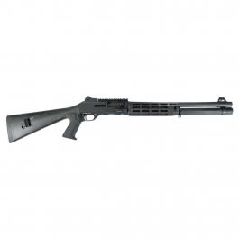 MAC Arms 21000183 MAC 1014 Agency Arms Tradesman, 3" Chamber, 18.5" Ported Barrel, 5rd Capacity, Semi-Automatic Piston Driven Shotgun, Black 