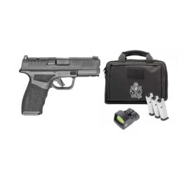 Springfield HCP9379BOSP-GU25 Hellcat <em>PRO</em> 3.8" 15/17rd magazines, Crimson Trace CT-<em>1500</em> Red Dot Optic, 5 magazines and dual range bag. Gear Up Package 2025