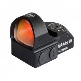 MAK Innovations 27850003 MAKdot SH 3.5MOA <em>Red</em> <em>Dot</em>, Shake Awake, 27mm, Docter/Noblex Footprint, Black, 6063 Aluminum, Made <em>in</em> Germany