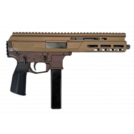 Matador Arms MAT9, 9mm, 8" Threaded Barrel, Semi-Auto Pistol, Roller Delayed, 32rd Colt Magazine Compatible, Picatinny Rail Receiver, FDE - MAT-9CLT-F/F