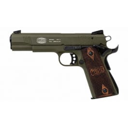 Blue Line Global 4110603 Mauser 1911 Semi-Auto Pistol, 5" Barrel, .22 LR, 10Rd. ODG Walnut Logo Grip