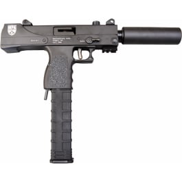 Masterpiece Arms MPA30T Defender 9mm 4.5" Pistol W / Barrel Extension - 30 Round Mag - Black