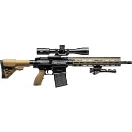 HK MR762A1 Long Rifle <em>Package</em> 16.5" Barrel 7.62X51 20rd - Includes Vortex Viper PSTII <em>3</em>-15X44 FFP MRAD <em>Scope</em>, Bipod, BFG Sling, and Case - 81000498