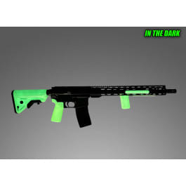 Radical Firearms Glow-15 GLOW16-556 Rifle, 5.56 NATO, 16", 30+1, Semi-Auto, Glow-In-The-Dark Furniture, Limited Edition.