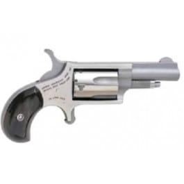 NAA Mini .22 WMR / .22 Magnum 1-5/8" Barrel 5rd Revolver, Black Pearlite Grips