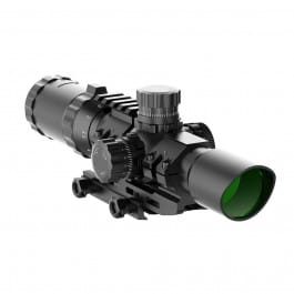 Northtac <em>Assault</em> Optic 1-4x28 LPVO Riflescope - Mil-Dot Reticle - NT1428BH