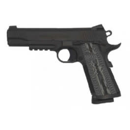 Colt Mfg O1082RGCCU 1911 Government Combat Unit 9mm Luger 5" 9+1 Black PVD Stainless Steel Checkered & Scalloped Black G10 Grip