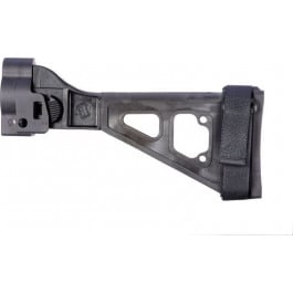 SB Tactical SB Tactical SBT5A01SB SBT5A Side Folding Black Synthetic with 10.50" & Nylon Strap for H&K MP5, MP5K (Tube Not Included)