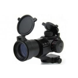 TacFire RD004 Tactical <em>w</em>/<em>Mount</em> Black Anodized 1x30mm 30mm Tube Dual (<em>Red</em>/Green) Illuminated <em>Dot</em> Reticle