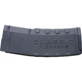 Classic Firearms AR-15 30 Round Enhanced Magazine - .223/5.56/.300BLK, Black With Yellow/Gold Accents  - Mfg # CLF556MOD2BLK