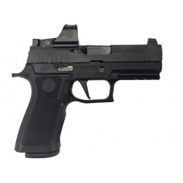 <em>Sig</em> <em>Sauer</em> <em>P32</em>0 LE USED 9mm NATO Pistol, 3.9" barrel, Night Sights, 1-17rd Magazine, Romeo 1 Optic, Black - Good/Very Good Condition -USD-320CA-9-RO-S