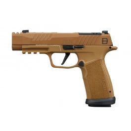 Sig Sauer P365 DH3, Semi Automatic Pistol, 9mm, 3.7" Barrel, Integrated Compensator, Optic Ready, (2) 21 and (1) 17rd Magazine, Coyote