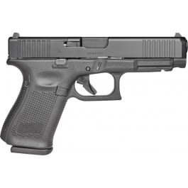 Glock 49 MOS Gen 5, Semi-Automatic Pistol, 9mm, Front Serrations, Flared Magwell, 4.49" Barrel, 15+1 Capacity - PA495S203MOS
