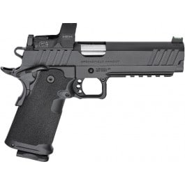 Springfield Armory Prodigy 1911 9mm Pistol, Springfield Armory Hex Dragonfly Reflex Red Dot Sight, 5" Match <em>SS</em> Barrel, 1-17 + 1- 20 Rd Mag, Ambi Safety, Grip Safety, Fiber Optic Sight - PH9119AOSD