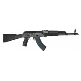 Pioneer Arms Forged Series AK-47 Sporter Rifle, Black Polymer Stock, 7.62x39, S/<em>A</em>, 2-<em>30</em> Rd Mags, Polish Mfg. POL-AK-S-FT-P