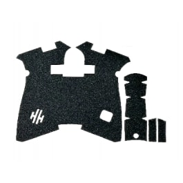HANDLEITGRIPS, Black Premium Sand Series, VERY Aggressive Grip Texture, Durable, Easy to Install, For Glock Style Pistols, Various Models Available