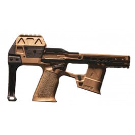 FLUX DEFENSE Raider X, P320 Micro PDW Chassis, Deployable Brace, CHASSIS ONLY (FCU/SLIDE NOT INCLUDED), Flat Dark Earth