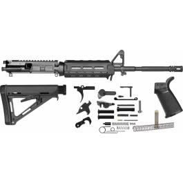 Del-Ton AR-15 M4 Rifle <em>Parts</em> <em>Kit</em> w/ Magpul Black Furniture - RKT100-MLOK - No FFL Required