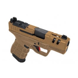 SAR USA SAR9SCG2BR SAR9 SC Gen2 Sub-Compact Frame 15+1 3.30" Black Steel Barrel, Bronze Cerakote Ported/Serrated Steel Slide, Bronze Polymer Frame & Grip