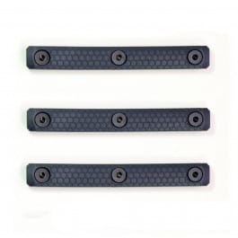 Slate Black Industries 3-Slot Rail MLOK Slate Panels (3-pack) SLATE GREY, SG-3-GRY