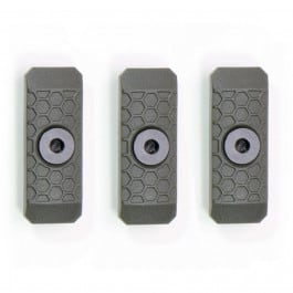 Slate Black Industries 1-Slot Rail MLOK Slate Panels (3-pack) OD GREEN, SG-1-ODG