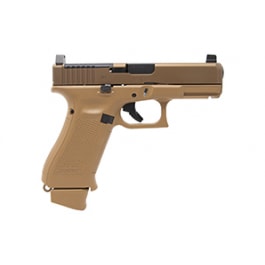 <em>Glock</em> 19X <em>MOS</em>, Semi Automatic 9MM Pistol, OPTIC READY, Ameriglo Co-Witness Sights, (2) 19rd magazines and (1) 17rd Magazine, COYOTE