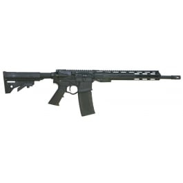 ATI ATIGAX3009ML Alpha Maxx AR-15 Rifle. .300 Blackout Caliber, 30+1 16" Black Threaded Barrel, 13" MLOK Rail, Flip Up Sights