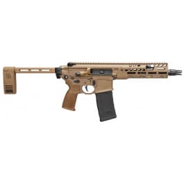 Sig Sauer PMCX300B9BIR MCX Spear LT, Semi-Auto Pistol, Folding Brace, 30rd Magazine,  9" Barrel, 300 Blackout, FDE Cerakote