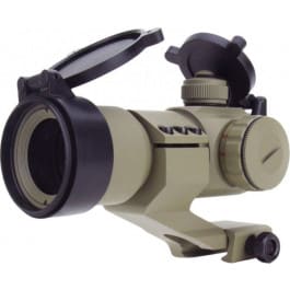 TacFire RD004T Tactical <em>w</em>/<em>Mount</em> Tan Anodized 1x30mm 30mm Tube Dual (<em>Red</em>/Green) Illuminated <em>Dot</em> Reticle