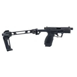 TAURUS GX4 Strike Bravo, Semi Automatic Pistol, 9mm, 3.7" Threaded Barrel, 15rd Magazine, T.O.R.O. (Optic Ready) w/ Strike Industries Folding Brace - Black