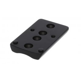 Truglo Dot Optic Mount for Ruger 10/<em>2</em>2 Rifle Receiver, Black Finish - Fits <em>Trijicon</em> <em>RMR</em> Footprint Red Dot Optics