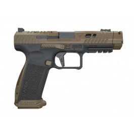 Canik TTI Combat 9mm 4.6" Barrel 21rd Semi-Auto Pistol, Compensator, Slide Cuts, & Forward Slide Serrations - Designed With Taran Butler of Taran Tactical Innovations 
