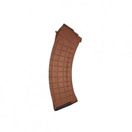 Pioneer Arms 7.62x39mm 30 Round Brown Waffle AK-<em>47</em> <em>Magazine</em>- Polish Designed -US Manufactured Class 7 Depot- 922r Compliant- POL-AK-762-MAG-BROWN