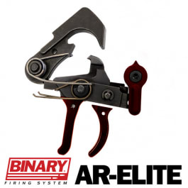 Franklin Armory AR-ELITE AR-15  Binary Trigger, Limited Edition, Includes Crimson Red Curved and Flat Trigger Bows & Safety Lever  - 00-50631-CRM