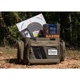 Classic Firearms Range Bundle, Includes Customized OD Green Savior Specialist Range Bag, Maglula Loader, Wiley Eye Pro, 12Pk Allen Targets & Walker Ear Protection 