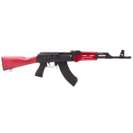 Century Arms VSKA AK-47 Semi Automatic Rifle 16.5" Barrel 762X39 ,30 Round U.<em>S</em>. Palm Magazine, Red Wood,  Chevron Brake - RI4335-N