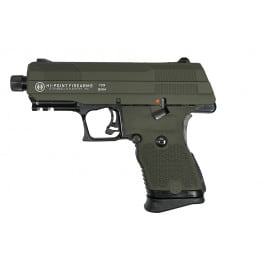 Hi-Point Firearms Semi-Auto 9x19mm Pistol, 4.12" Barrel, 10+1 Capacity - OD Green Finish - YC9 OD